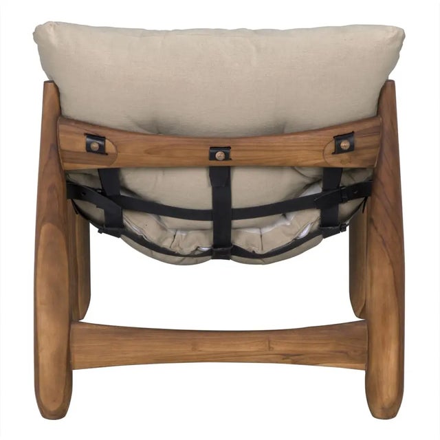 Noir NOIR Dante Chair with CFC Upholstery For Sale - Image 4 of 6