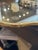 Curvy Brass Oval Mirror For Sale - Image 4 of 9