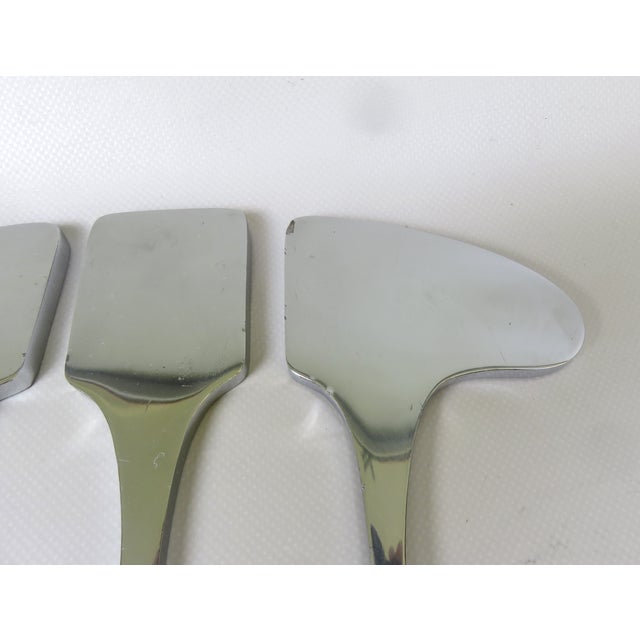 Exceptional Fireplace Cutlery, 70s, Brass, Chrome -Plated, 1970s For Sale - Image 13 of 18