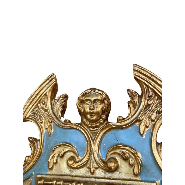 Italian Rococo Mirror in Gilded Wood with Gold Leaf For Sale - Image 12 of 15