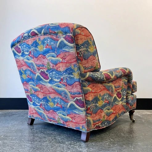 Abstract Andrew Martin Meadow Multi Club Chair For Sale - Image 3 of 4