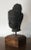 Bronze Antique Bronze Bust of Buddha Mounted on a Wood Stand For Sale - Image 8 of 11