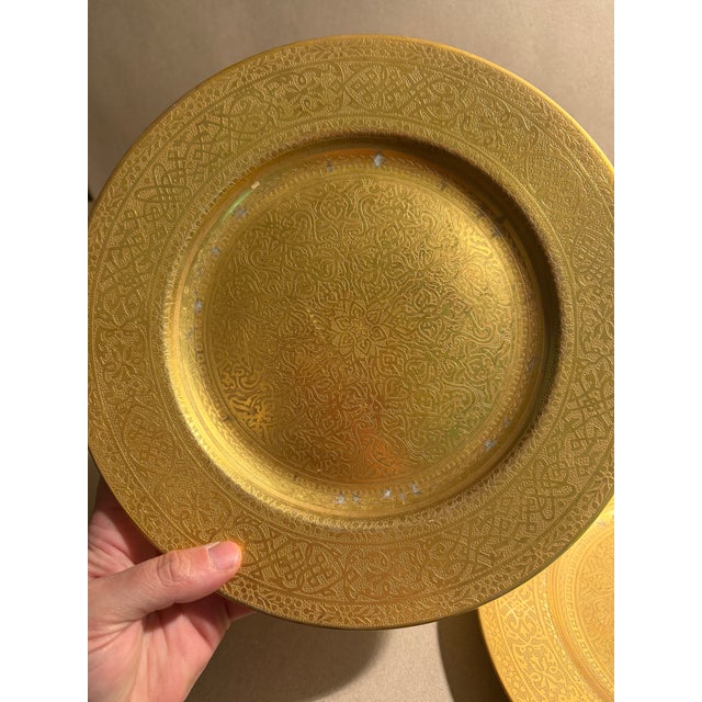 19th C Antique Gold Encrusted Thomas Bavaria Dinner Plates Set of 8 For Sale - Image 11 of 12