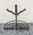 Black Vintage 1980s Candelabra 9 Cups Custom Made Wrought Iron 24'' Height X 24'' Width X 14'' Base For Sale - Image 8 of 10