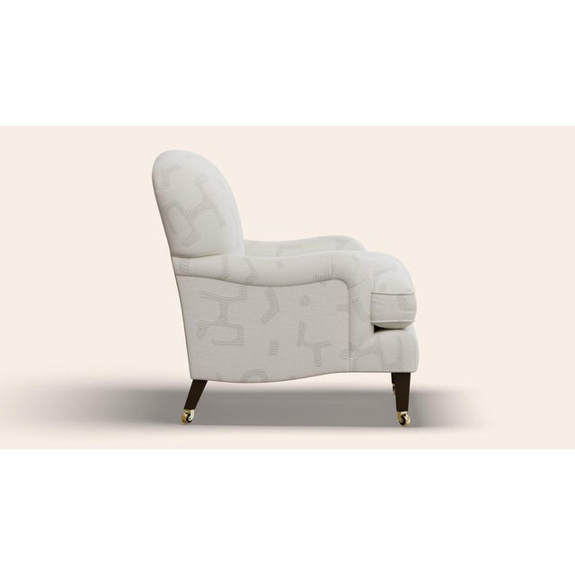 Powder Sofia Lounge Chair by Ceraudo For Sale - Image 6 of 9