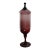 Mid Century Modern, Amethyst Apothecary Glass Jar 19" High W/ Lid For Sale