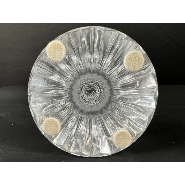 Baccarat Massena Art Deco Style Crystal Candlestick or Candleholder , a Pair For Sale - Image 11 of 13