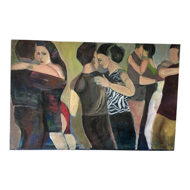 Monumental Rare, Peter Keil, Oil on Canvas For Sale