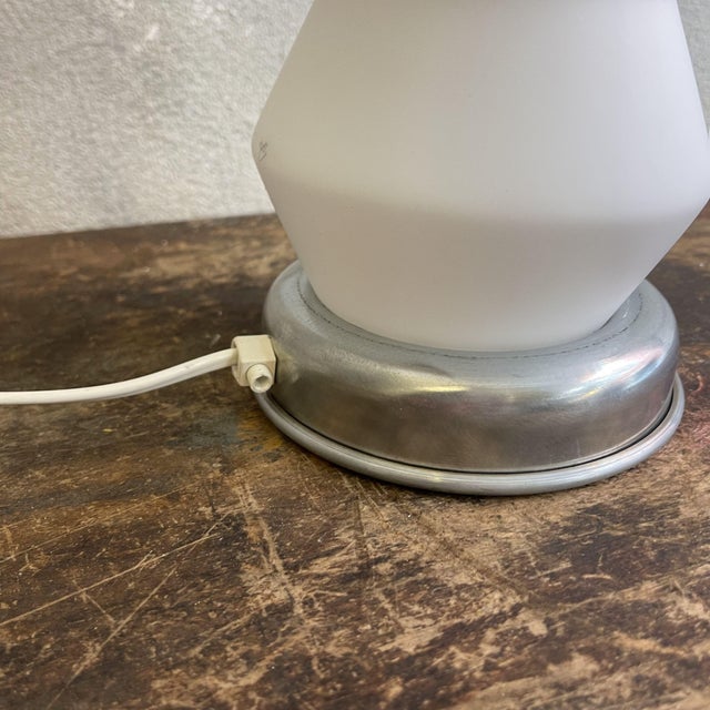 Space Age Murano and Opal Glass Table Lamp attributed to Mazzega, 1980s For Sale - Image 17 of 18