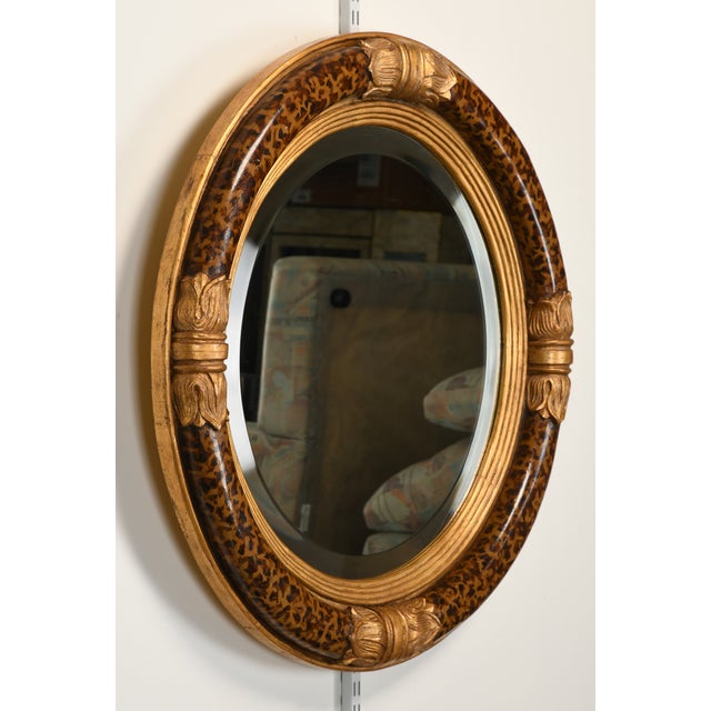 Late 20th Century Decorative Regency Style Mirror For Sale - Image 6 of 7