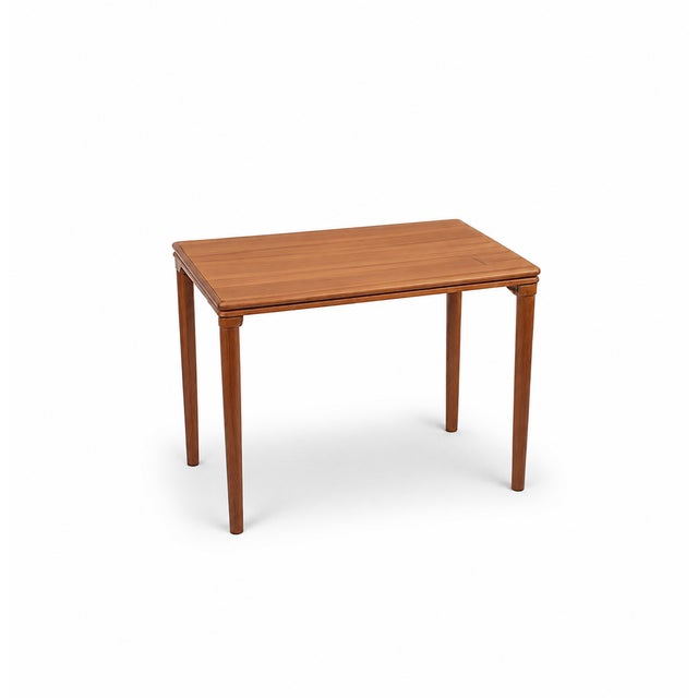 Vintage Side Table in Teak, 1950s For Sale - Image 13 of 13