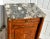 Wood Antique French Inalid BurlWood Marble Top Cabinet/Stand W/Brass Mounts For Sale - Image 7 of 13
