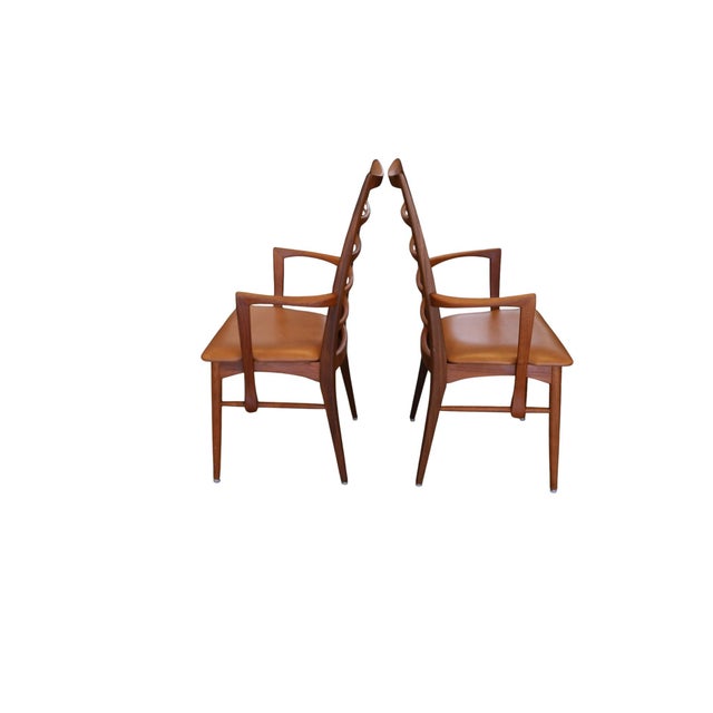 Mid-Century Modern Danish Liz Armchair in Teak and Leather by Niels Koefoed for Koefoeds Hornslet, 1960s For Sale - Image 3 of 13
