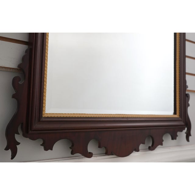 Mahogany Chippendale Style Wall Mirror For Sale In Philadelphia - Image 6 of 12