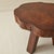 Solid wood table made with a cross section of a tree trunk, 1950's. Shows the gorgeous natural grain of the wood, which is...