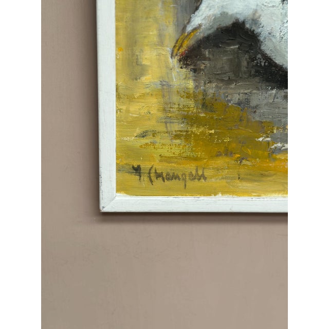 Ingeborg Stragnell, Seagull, 1960s, Oil Painting on Canvas, Framed For Sale - Image 9 of 18