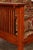 Bassett Furniture Mission Style Oak Spindle Settee For Sale - Image 17 of 17