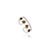 Boho Tiger’s Eye & Zircon Double Band Ring in 925 Silver, Size 8.5 For Sale - Image 6 of 11