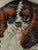 Large Framed 19th Century Folk Art Woolwork of a King Charles Spaniel on a Cushion For Sale - Image 11 of 15