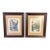 Pair of Vintage Signed Framed Etchings of Chartres Cathedral, Mid-Century For Sale