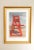 High Quality Fine Art Print by Linda Ramsay (American/Philadelphia, 21st C.), 'Guard Stand' Red Lifeguard Chair on Beach,...