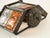 Metal Brutalist Wrought Iron and Amber Glass Sconces from Longobard, Italy, 1970, Set of 2 For Sale - Image 7 of 16