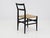 Mid-Century Modern Black Lacquered Chair with Woven Rope Seat by Gio Ponti for Cassina, Italy, 1950s For Sale - Image 3 of 15