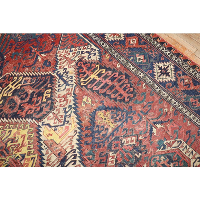 19th Century Rare Zabihi Collection Dragon Soumac Flat-Weave Rug - 9'2" x 12'7" For Sale - Image 12 of 12