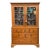 19th Century English One Piece Pine Breakfront For Sale