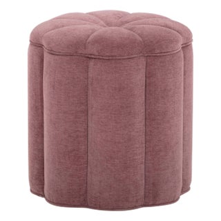 Fleur Mauve Storage Ottoman For Sale