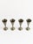 1930s Art Deco Pewter Liquor Goblets by Just Andersen with Monogram KL, 1930s, Set of 4 For Sale - Image 5 of 8