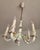 Vintage Hand-Shaped Gilded Five-Light Porcelain Chandelier from Capodimonte, 1940s For Sale - Image 15 of 18