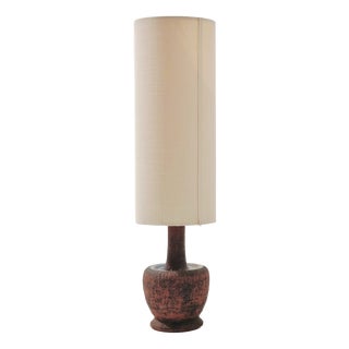 Mid-Century Modern Scandinavian Pottery Lamp, 1960s For Sale