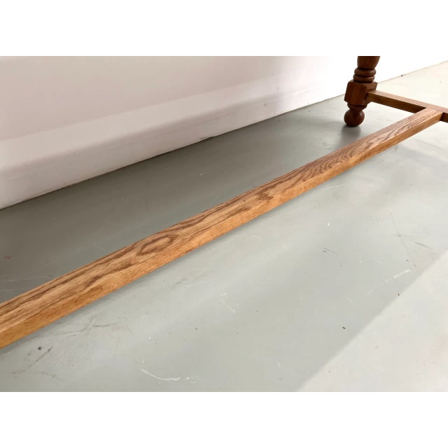 Oak and Cherry Table, 1970s For Sale - Image 16 of 18