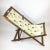 Brown Fun Pineapple Print Teakwood Chaise Lounge For Sale - Image 8 of 11