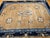 Textile 19th Century Oversized Chinese Peking Hand-Knotted Rug in Tan, Navy, Blue For Sale - Image 7 of 18