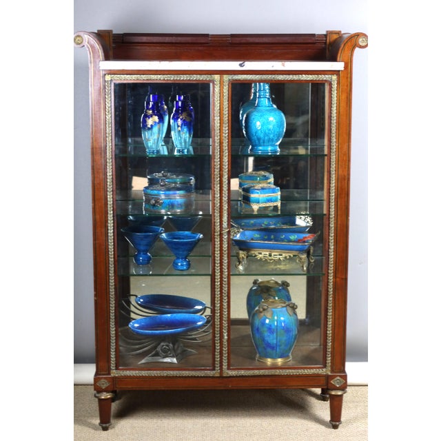 Mahogany Display Case, Late 19th Century For Sale - Image 4 of 13