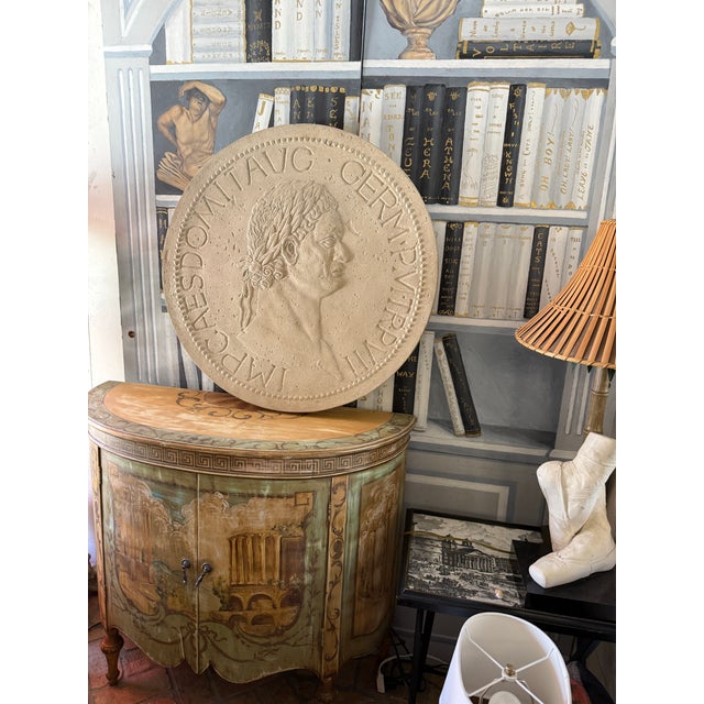 Vintage Italian Plaster Grand Tour of the Roman Emperor. For Sale In West Palm - Image 6 of 8