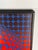 Beautiful vintage screen print on card stock, in excellent condition. From Vasarely’s “Vega” series. Piece is behind glass...