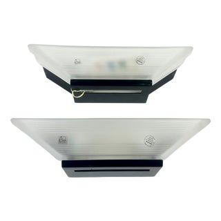 Murano Glass Wall Lamps from Alox, 1980s, Set of 2 For Sale