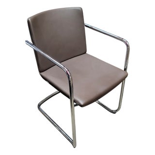 Wilkhahn Neos 183/3 Cantilever Chair in Brown For Sale