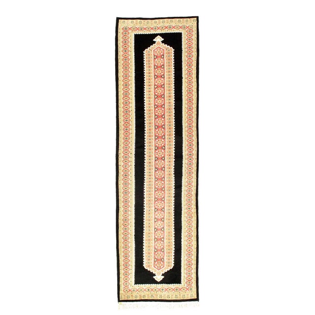 2020s Fine Hand Knotted Bokhara Runner For Sale - Image 4 of 4
