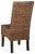 2020s 18''H Wicker Dining Chair in Brown - a Pair For Sale - Image 5 of 8