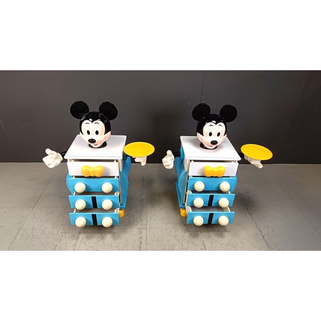 Mickey Mouse Chests of Drawers from Starform, France, 1988, Set of 2 For Sale - Image 10 of 12