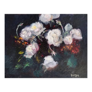 Floral Harmony Impressionist Oil Painting For Sale