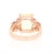 2020s 3.93 Carat Citrine Sapphire Diamond Rose Gold Bridal Ring For Sale - Image 5 of 8