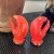 Mid-Century Modern Vintage Ceramic Lobster Claw Salt and Pepper Shakers For Sale - Image 3 of 4
