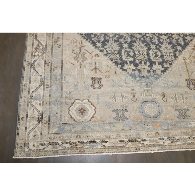 Early 20th Century Blue Large Corridor Persian Malayer Rug - 6'10" x 20' For Sale - Image 12 of 15