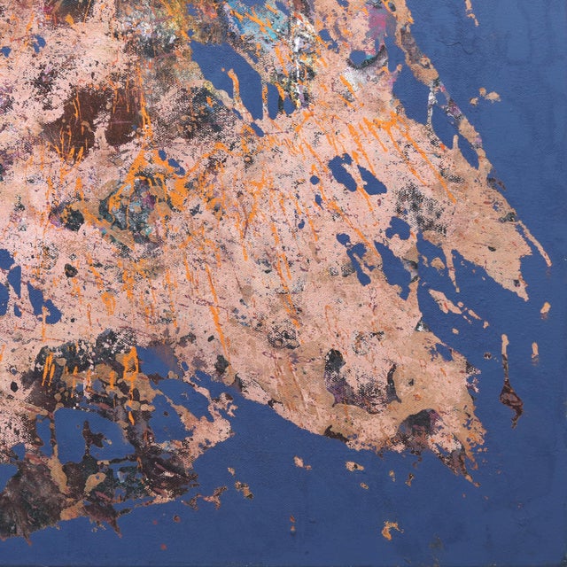 Paint A870 - Original Large Scale Minimalist Contemporary Expressive Abstract Painting Artwork by Marco Schmidli For Sale - Image 7 of 9