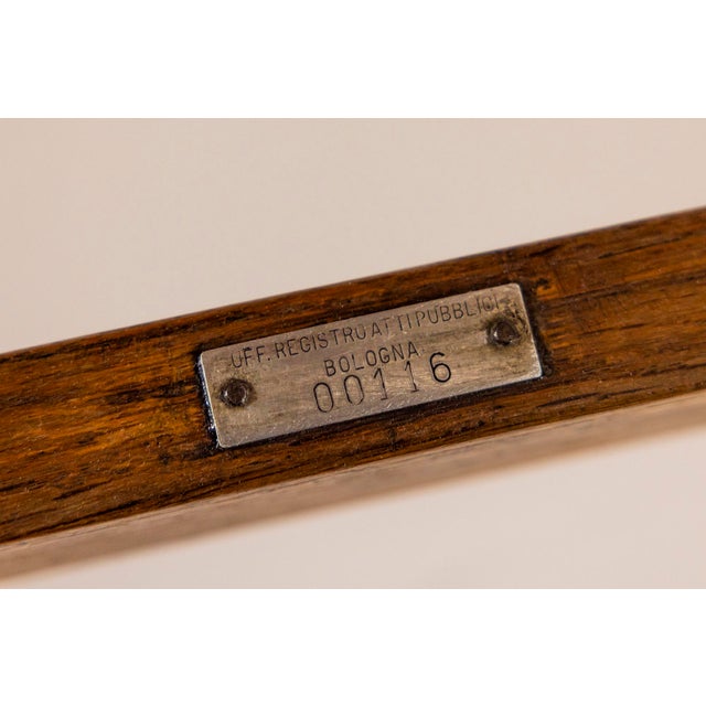 Set of Vintage Wave-Shaped Benches in Walnut, 1950s For Sale - Image 14 of 15